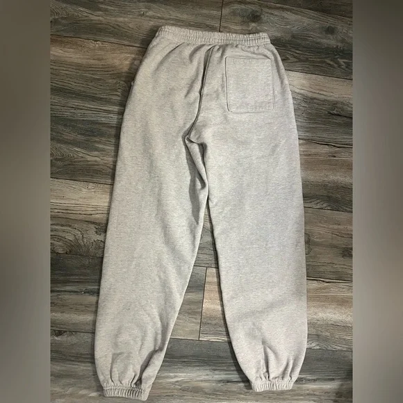 Light Gray Sweatpants || Los Angeles Apparel || 14oz Heavy Fleece - Picture 1 of 7